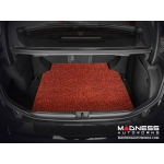 Alfa Romeo Giulia All Weather Cargo Mat - Soft Touch PVC Loop - Red/ Black